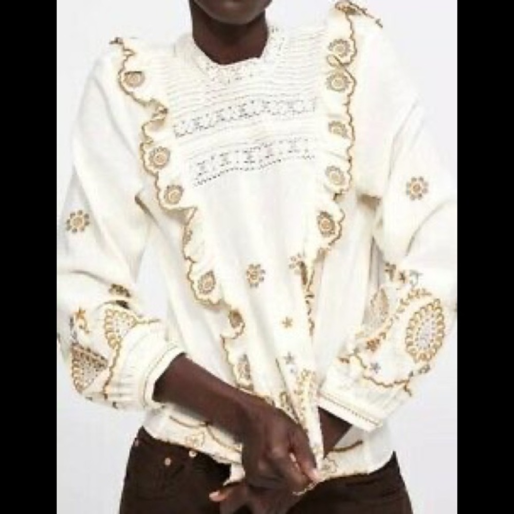 NWT. Zara Woman Premium Denim Collection Regina